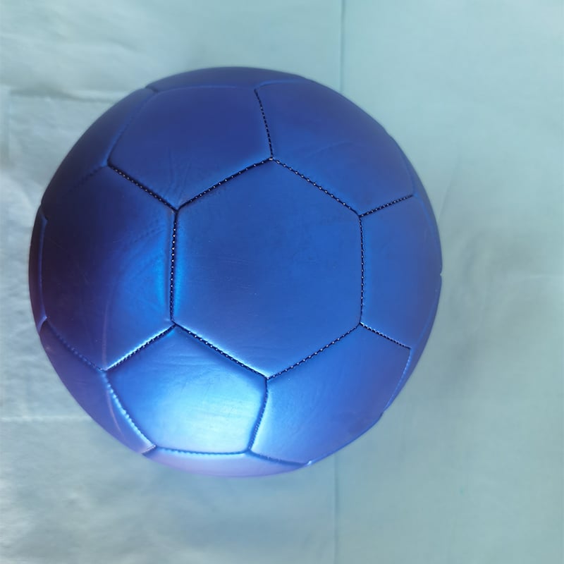 High performance machine stitched soccer ball
