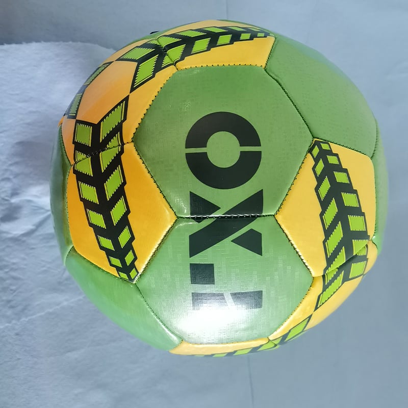 High performance machine stitched soccer ball